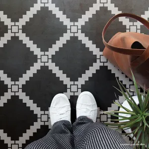 Onward Allover Tile Stencil