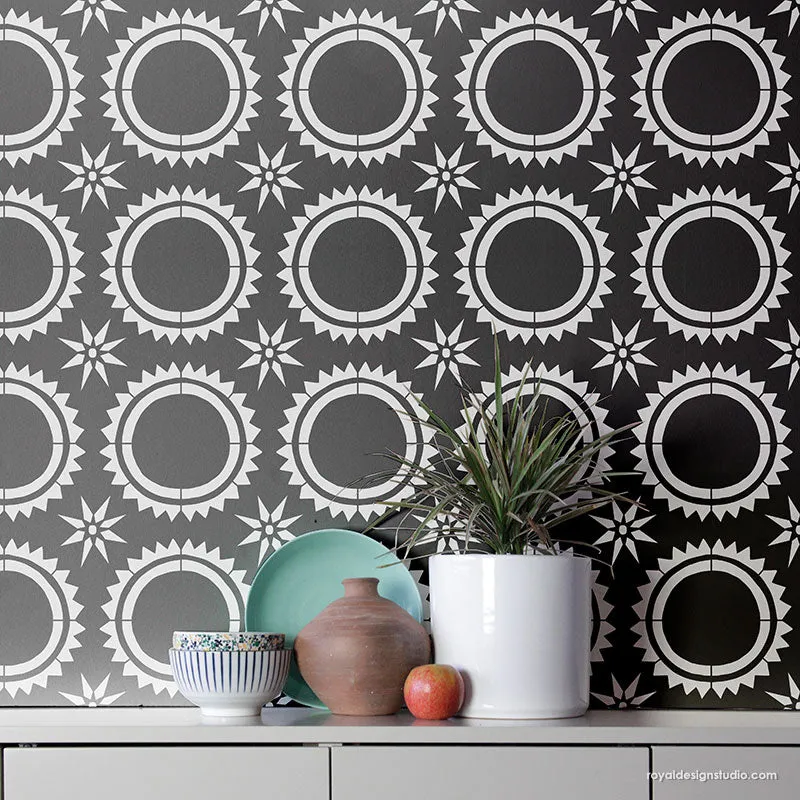 Orion Star Tile Stencil