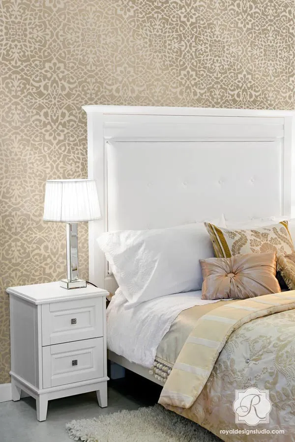 Palace Trellis Moroccan Wall Stencil