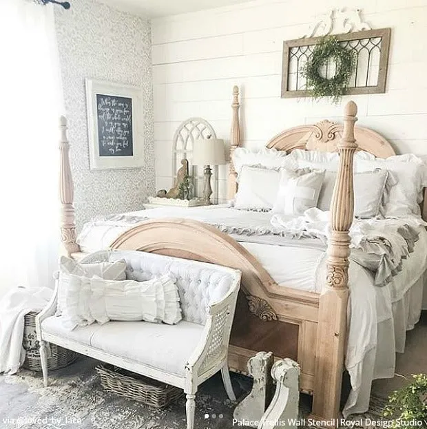 Palace Trellis Moroccan Wall Stencil