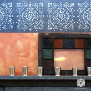 Palermo Tile Wall & Furniture Stencil