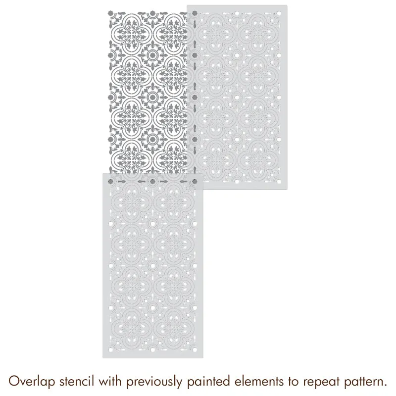 Palladium Tile Allover Stencil