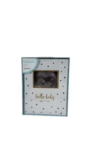 Pearhead Baby Memory Book, Polka Dot