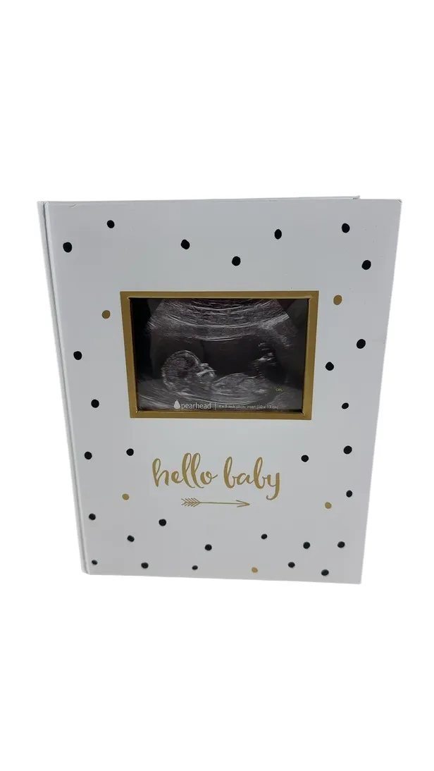 Pearhead Baby Memory Book, Polka Dot