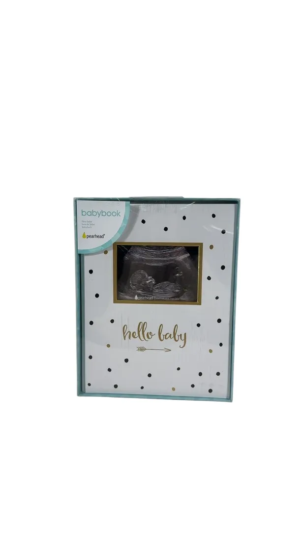 Pearhead Baby Memory Book, Polka Dot
