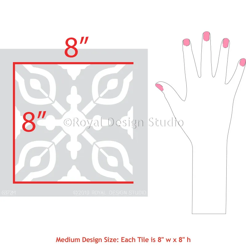 Petra Tile Stencil