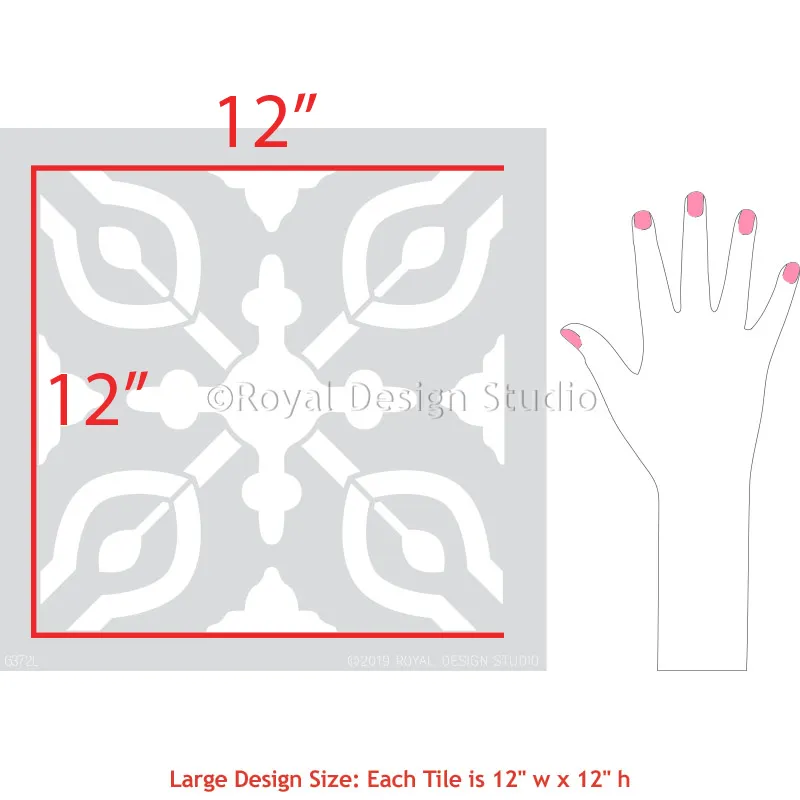 Petra Tile Stencil