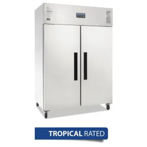 Polar 1200L G-Series Upright 2 Door Fridge Stainless Steel - DL895-A