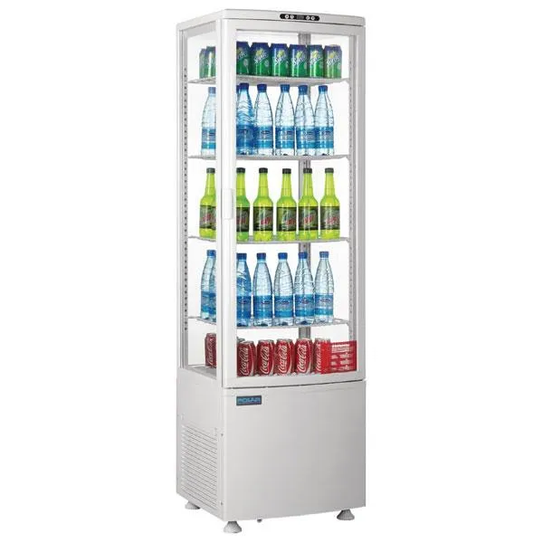 Polar 235L C-Series Curved Door Display Fridge