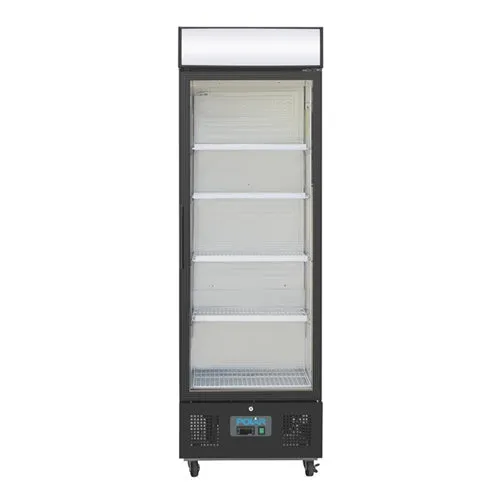 Polar G-Series Upright Display Fridge 368Ltr Black - GH427-A