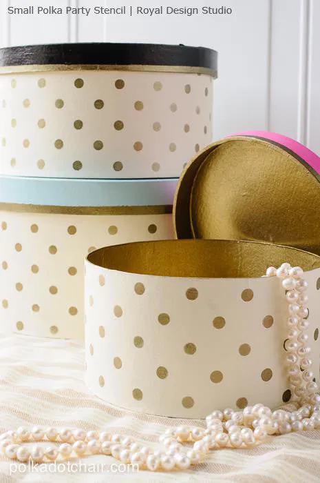 Polka Party Wall Stencil