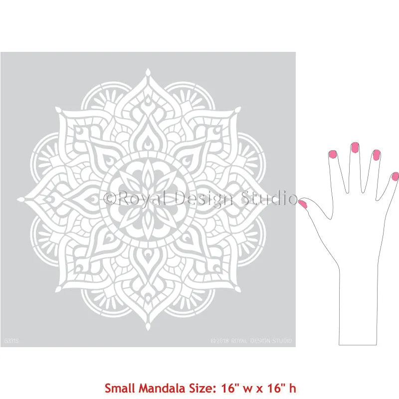 Prajna Mandala Stencil