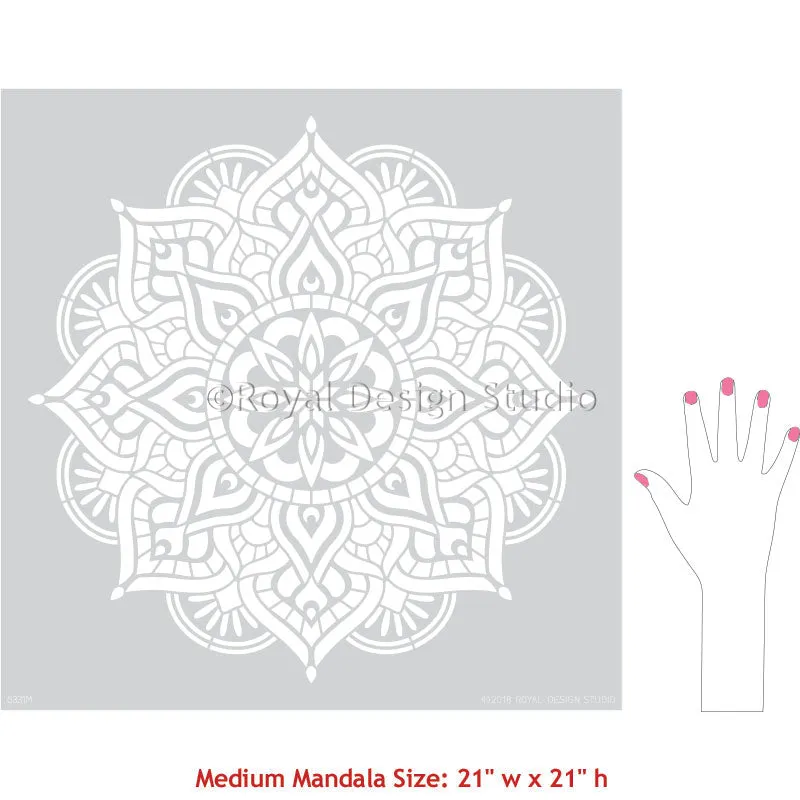 Prajna Mandala Stencil