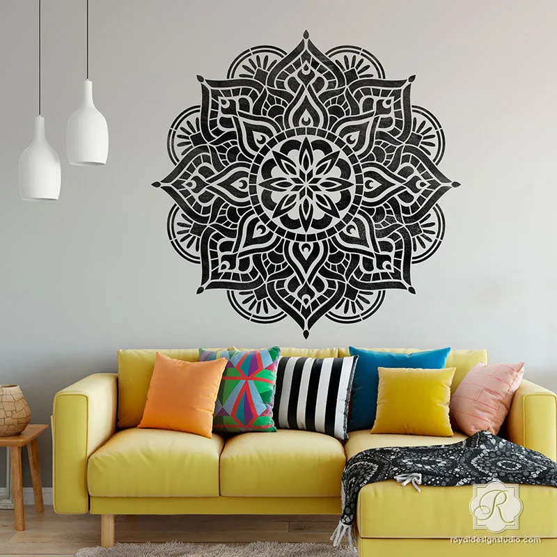 Prajna Mandala Stencil