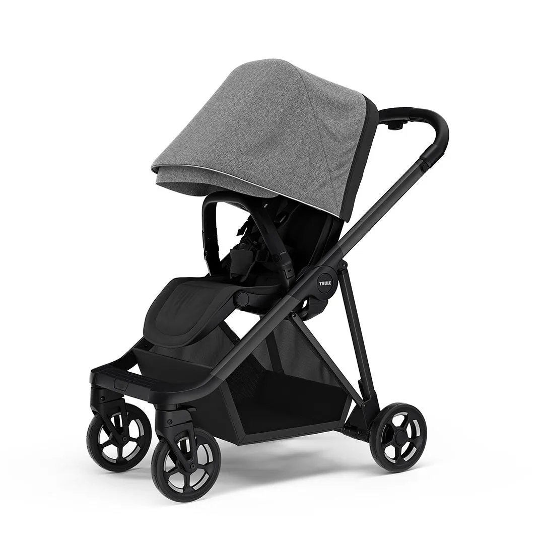 [Preloved] Thule Shine Pushchair - Black/Grey Melange