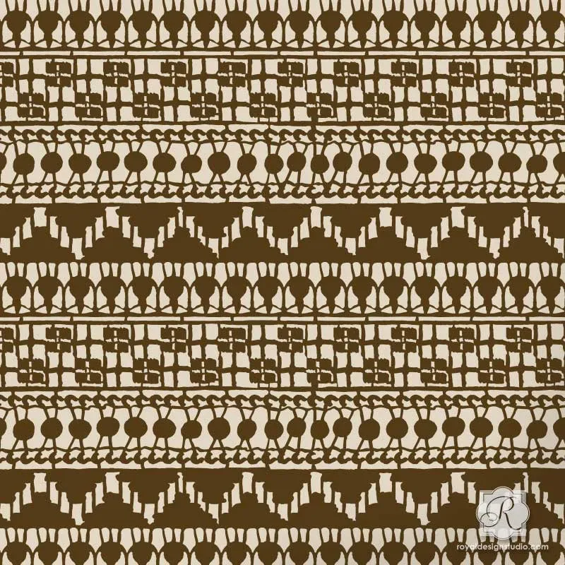 Primitivo Lace Craft Stencil