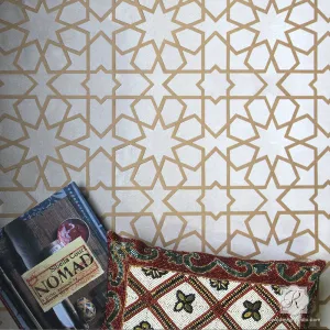 Rabat Allover Wall Stencil