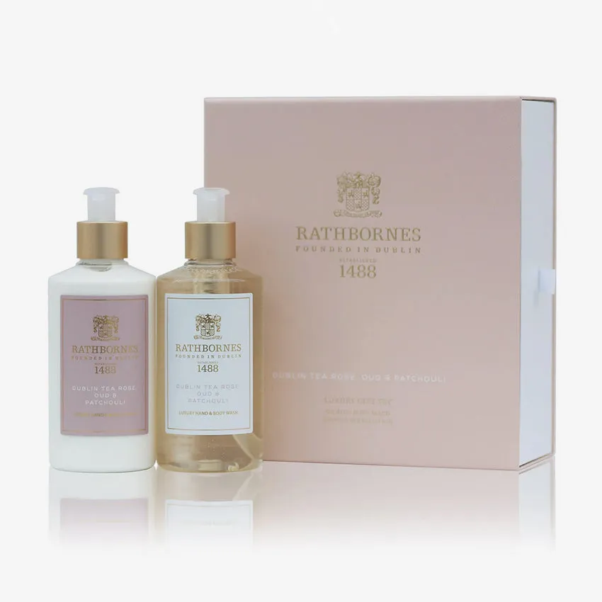 Rathbornes 1488 | Luxury Dublin Tea Rose Wash & Lotion Gift Set