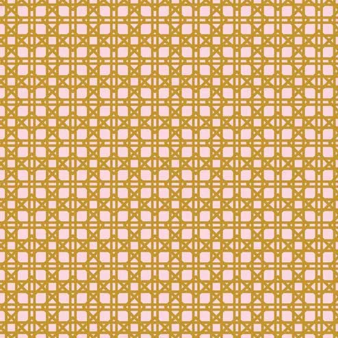 Rattan Wallpaper Bari J Wall Stencil