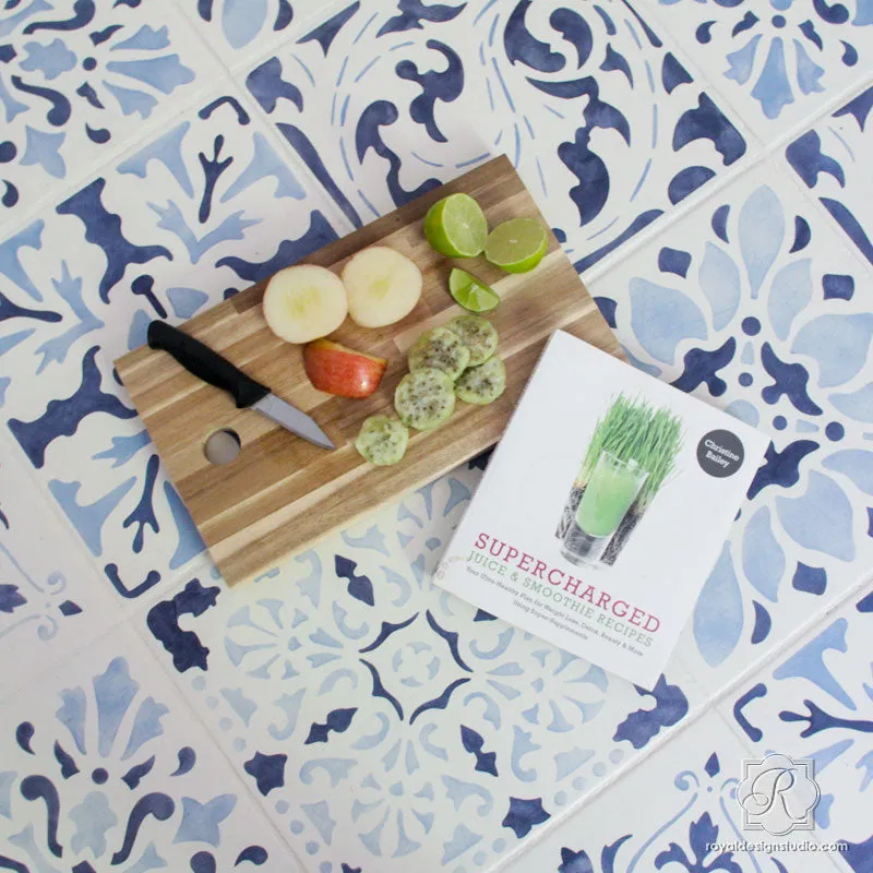 Renaissance Tile Stencils Set A