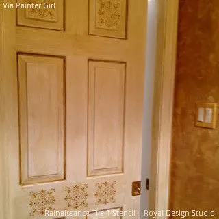 Renaissance Tile Stencils Set A