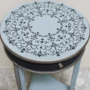 San Bartolo Alison Woolley Medallion Furniture Stencil
