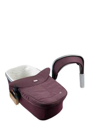 Silver Cross Wave Bassinet Carry Cot, Claret