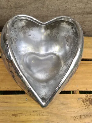 SILVER HEART BOWL