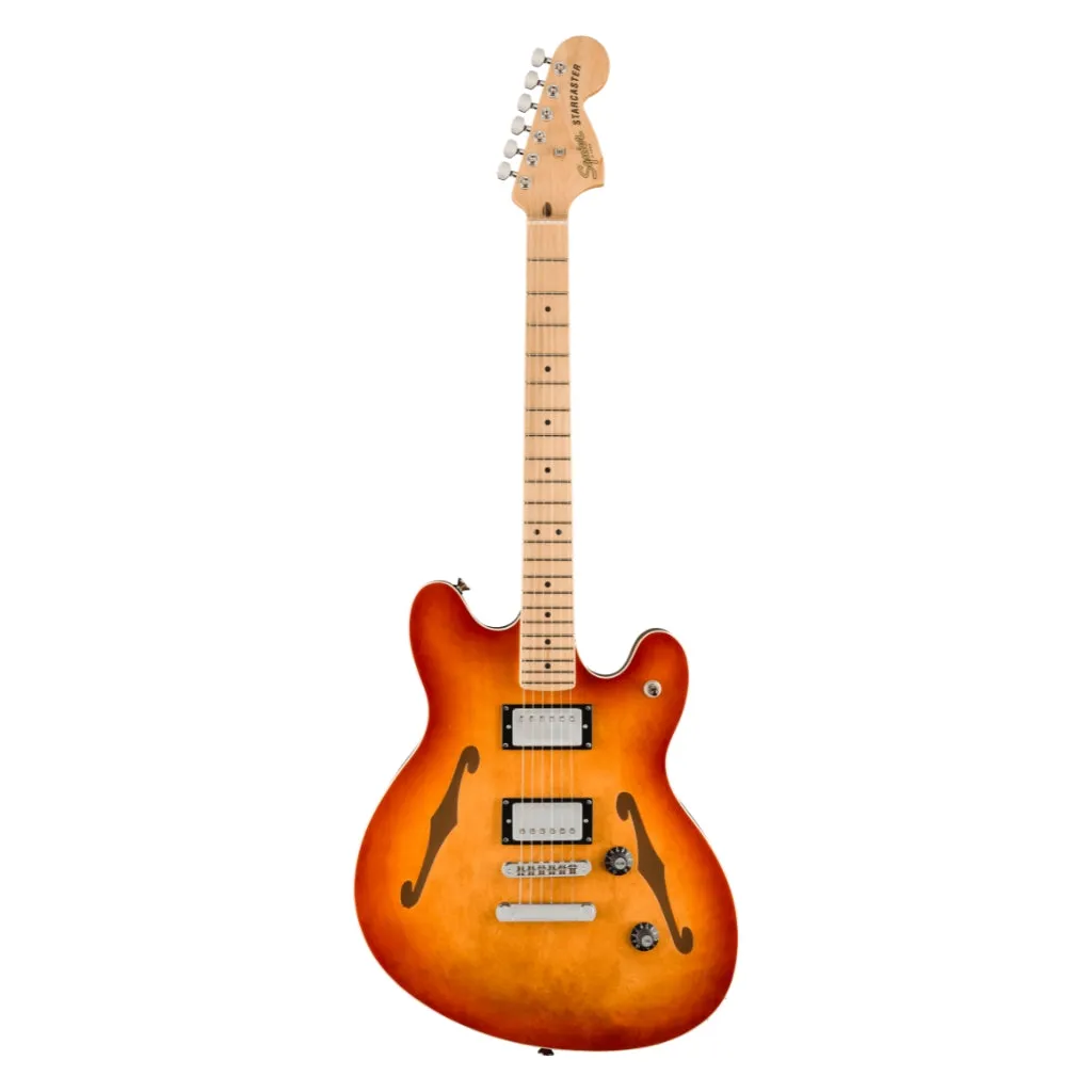 Squier Affinity Series Starcaster Deluxe Maple Fingerboard - Sienna Sunburst