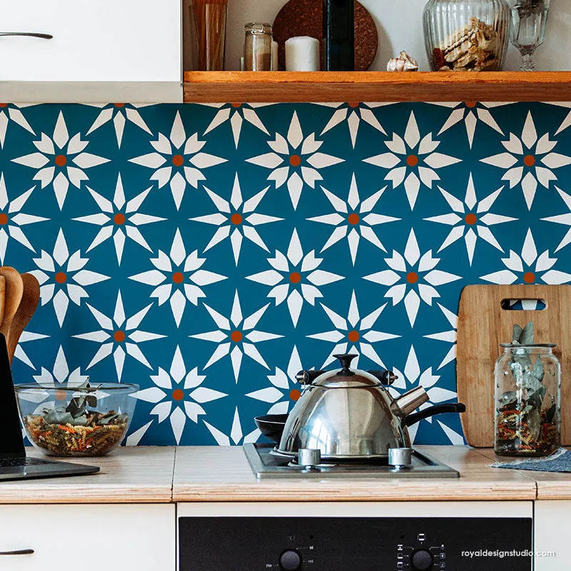 Starz Tile Stencil