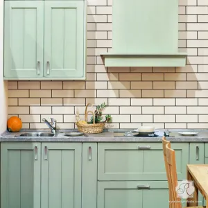 Subway Tiles Wall Stencil