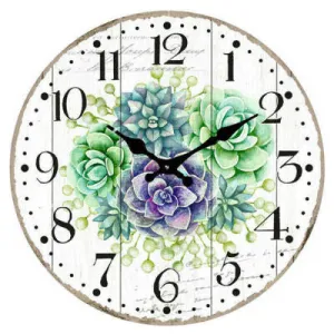 SUCCULANT CLOCK