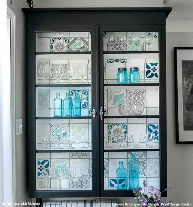 Talavera Tiles Wall & Furniture Stencils