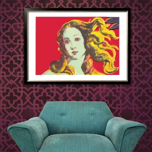Tangier Lattice Moroccan Wall Stencil