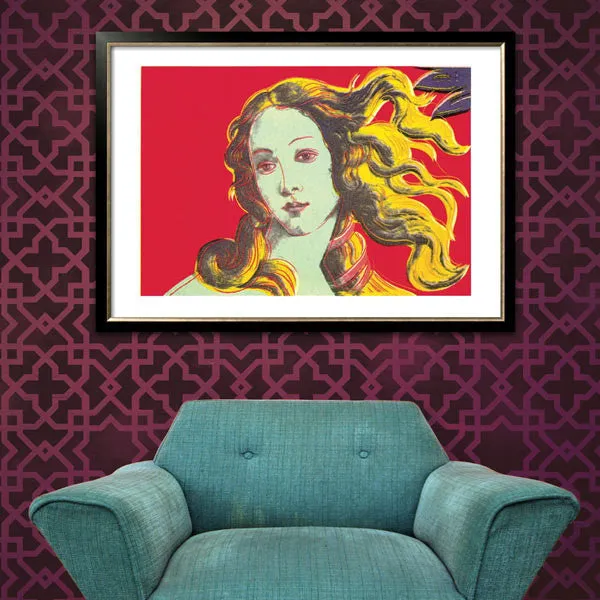 Tangier Lattice Moroccan Wall Stencil