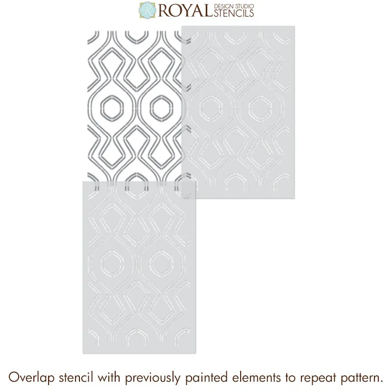 Tatum Wall Stencil