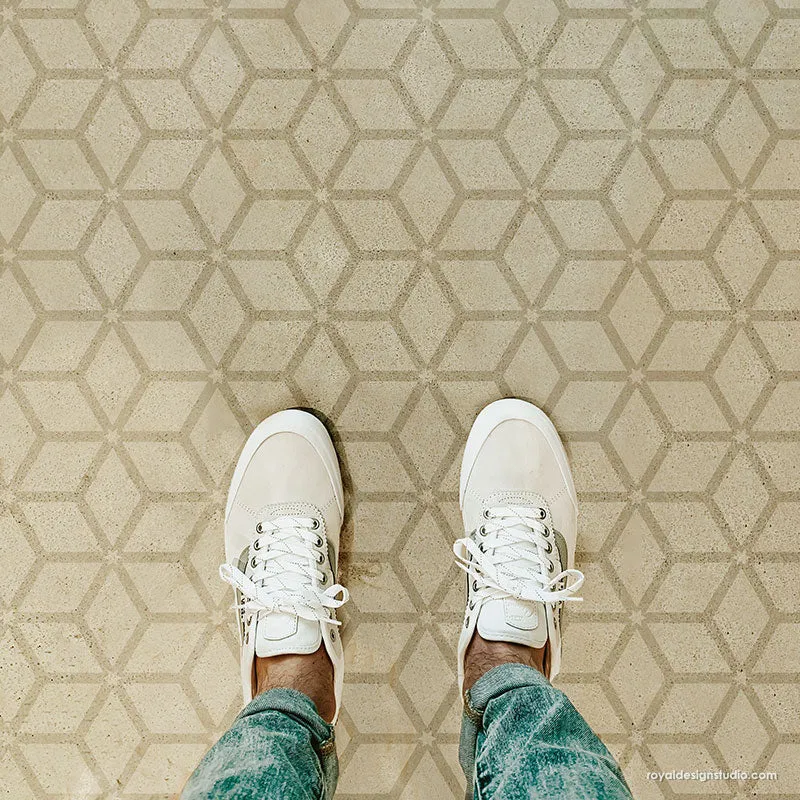 Tessellated Tile Stencil