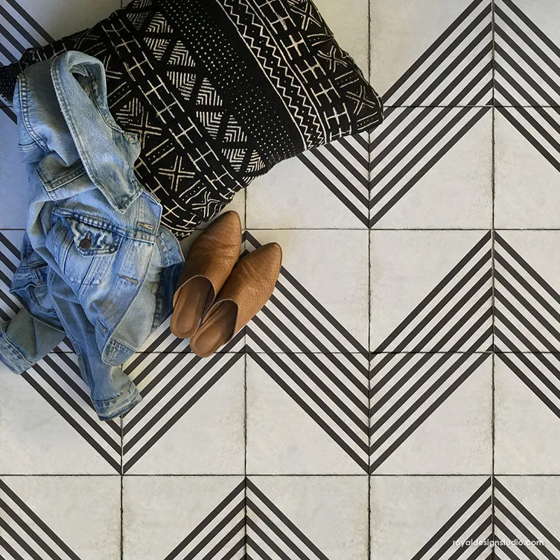 Tile Your Way Tile Stencil