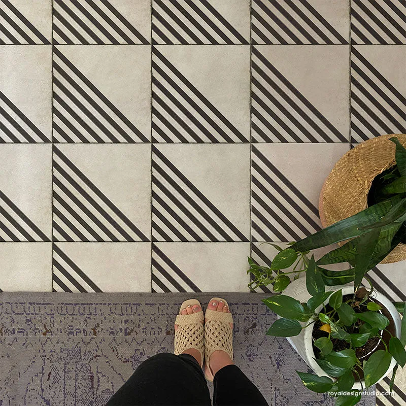 Tile Your Way Tile Stencil