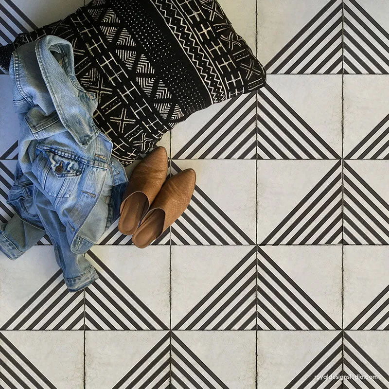 Tile Your Way Tile Stencil