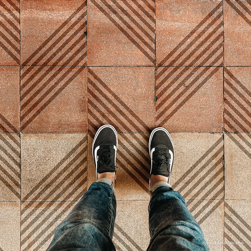Tile Your Way Tile Stencil