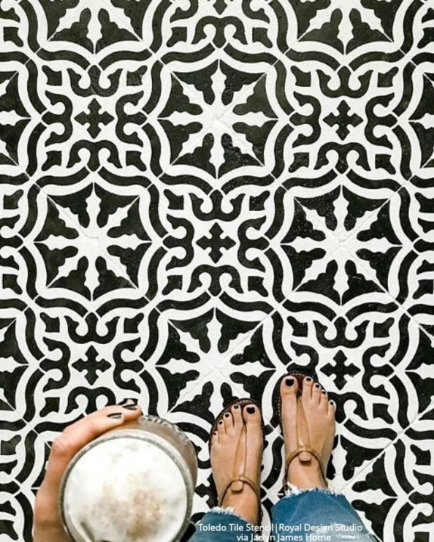 Toledo Tile Stencil