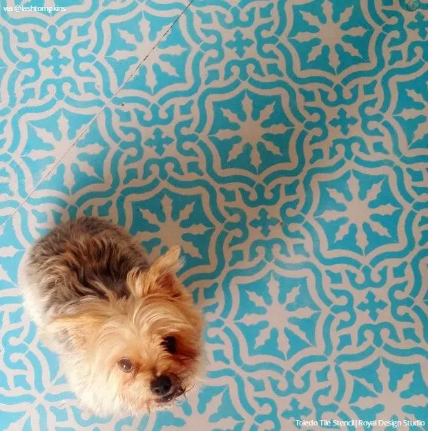 Toledo Tile Stencil