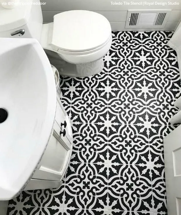Toledo Tile Stencil