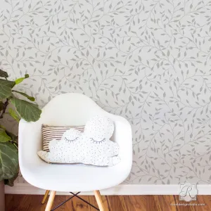 Wisteria Bonnie Christine Wall Stencil