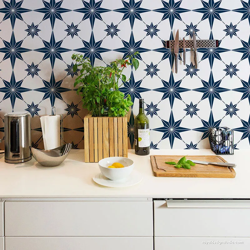 You're a Star Tile Stencil