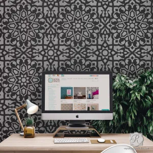 Zahara Moroccan Wall Stencil