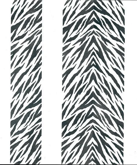 Zebra Stripes Furniture Stencil