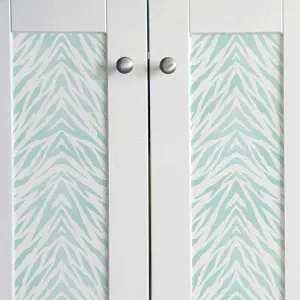 Zebra Stripes Furniture Stencil