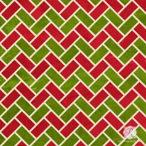 Zig Zag Tiles Moroccan Christmas Stencil